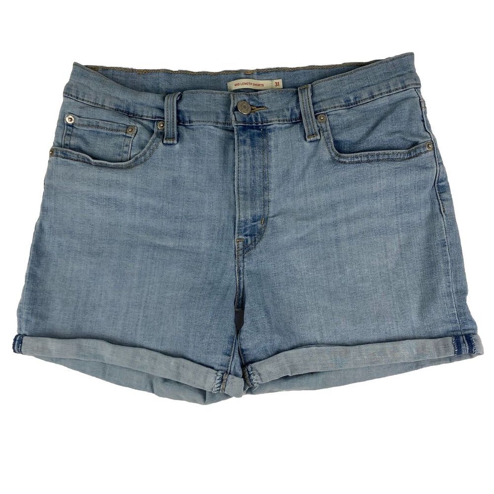 Levi's Mid Length Mid Rise Women's Jean Shorts Size 31